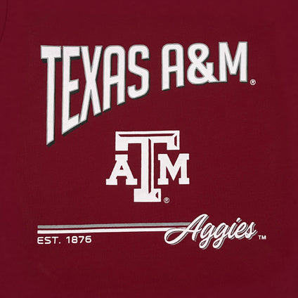 Texas A&M Bold City Text Tee Shirt