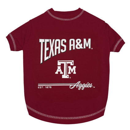 Texas A&M Bold City Text Tee Shirt