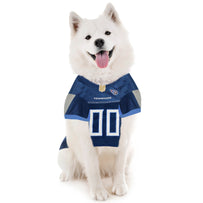 Tennessee Titans Pet Striped Jersey