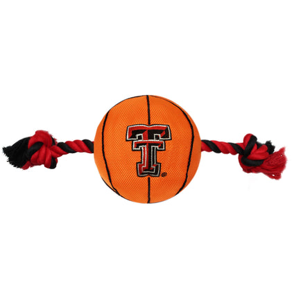 Texas Tech Nylon Basketball Rope Toy