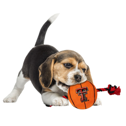 Texas Tech Nylon Basketball Rope Toy
