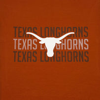 Texas Longhorns Stripe Text Tee Shirt
