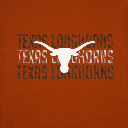 Texas Longhorns Stripe Text Tee Shirt