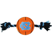 U Of North Carolina Basketball Rope Toy