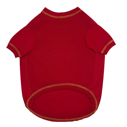 USC Stripe Text Tee Shirt