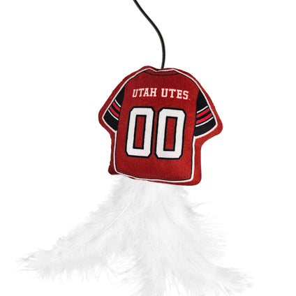 UTAH UTES TEAM JERSEY WAND WITH CAT NIP