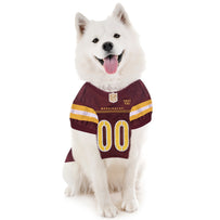 Washington Commanders Pet Striped Jersey