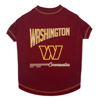 Washington Commanders Bold City Text Tee Shirt
