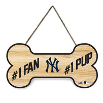 NEW YORK YANKEES #1 FAN #1 PUP SIGN