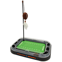 Chicago Bears Football Field Cat Scratcher Toy